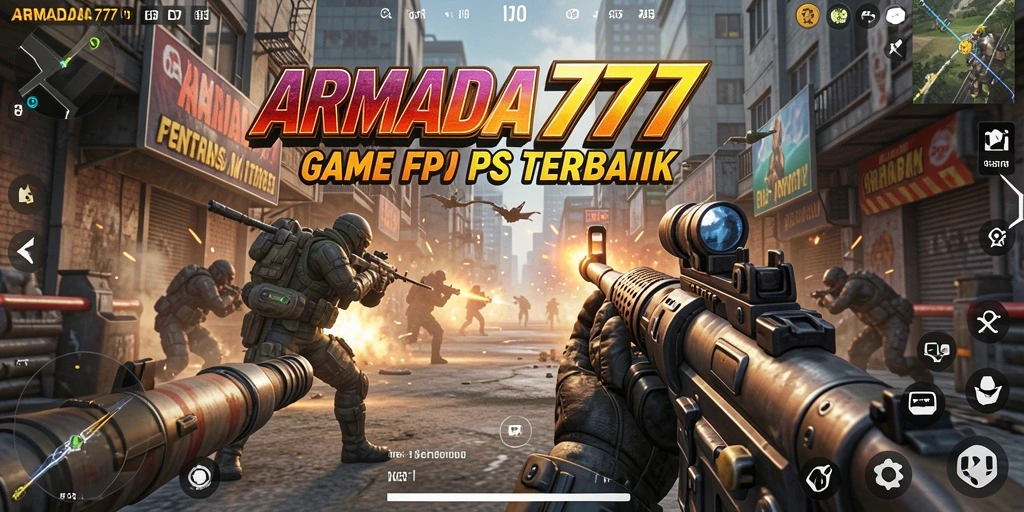 Tampilan aksi seru dalam gameplay ARMADA777 yang intens.