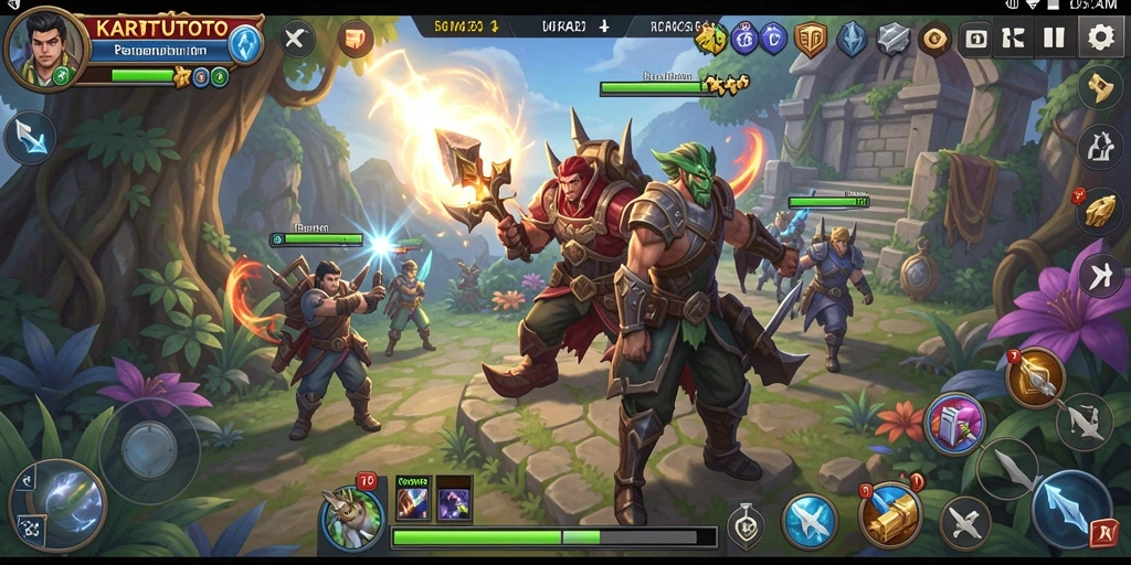 Tampilan gameplay RPG yang kaya dan mendalam di KARTUTOTO.