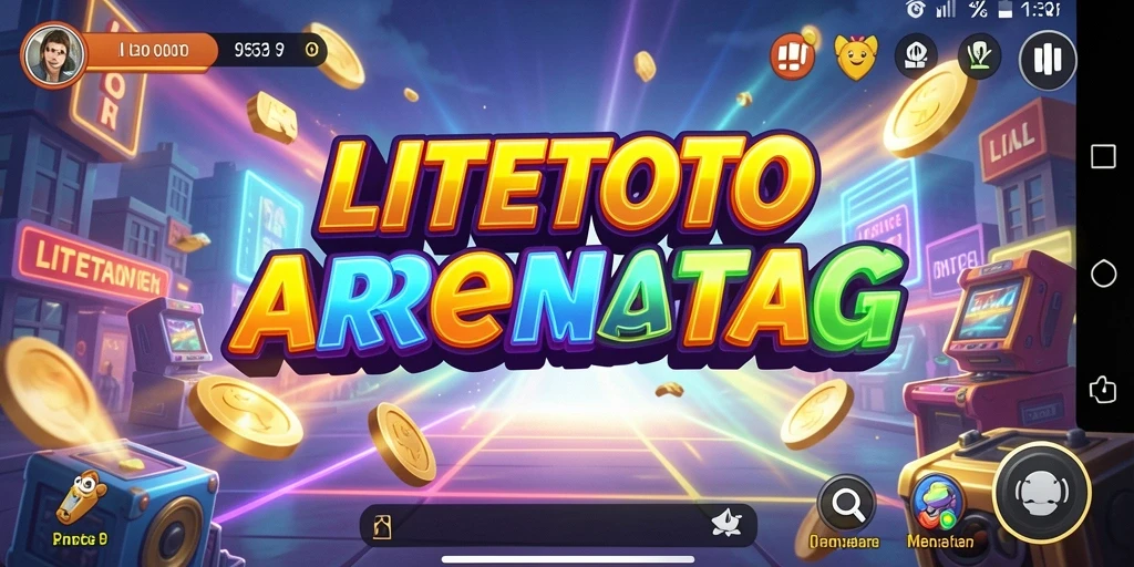 Tangkapan layar menampilkan aksi seru dalam gameplay LITETOTO.
