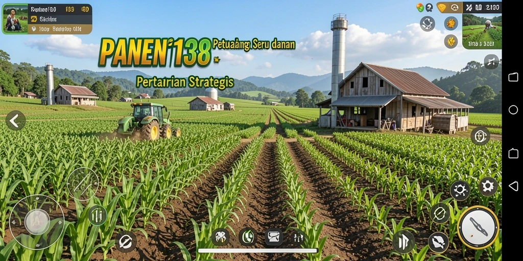 Tampilan gameplay seru dari PANEN138 yang penuh warna.