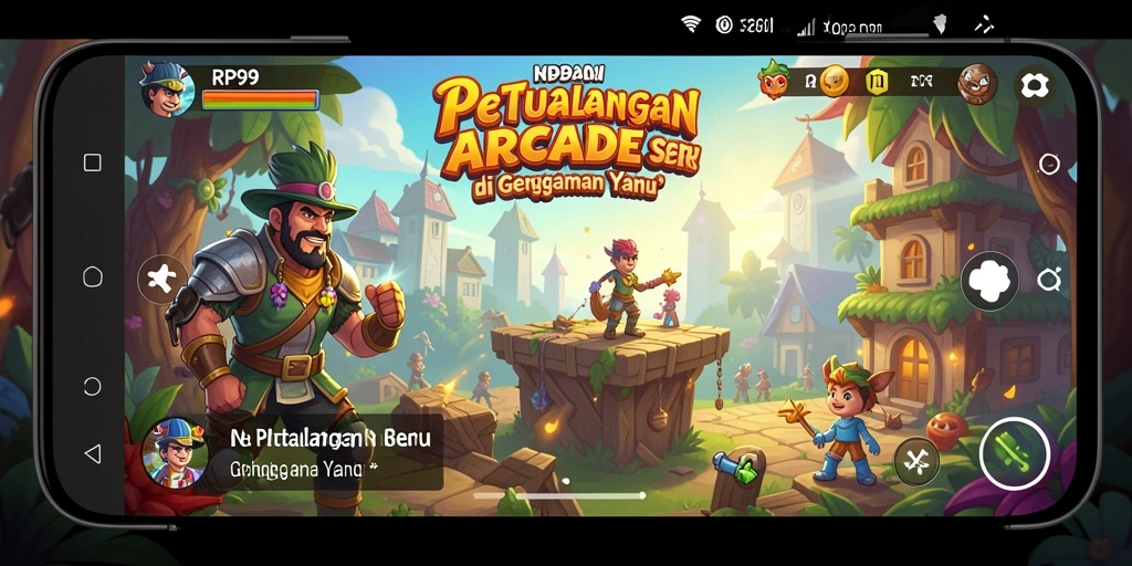 Tampilan gameplay seru dalam RP99 yang menantang para pemain.